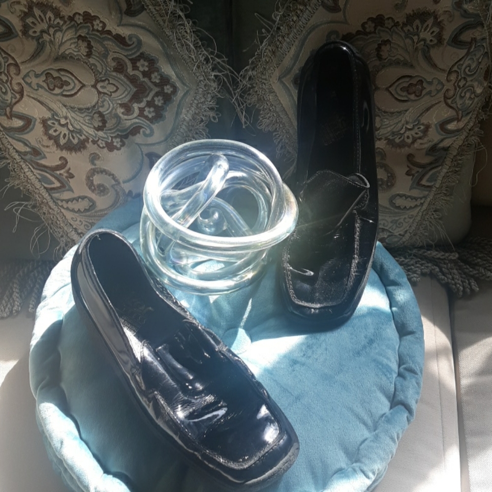 🌺RIEKER BLACK PATENT Loafers